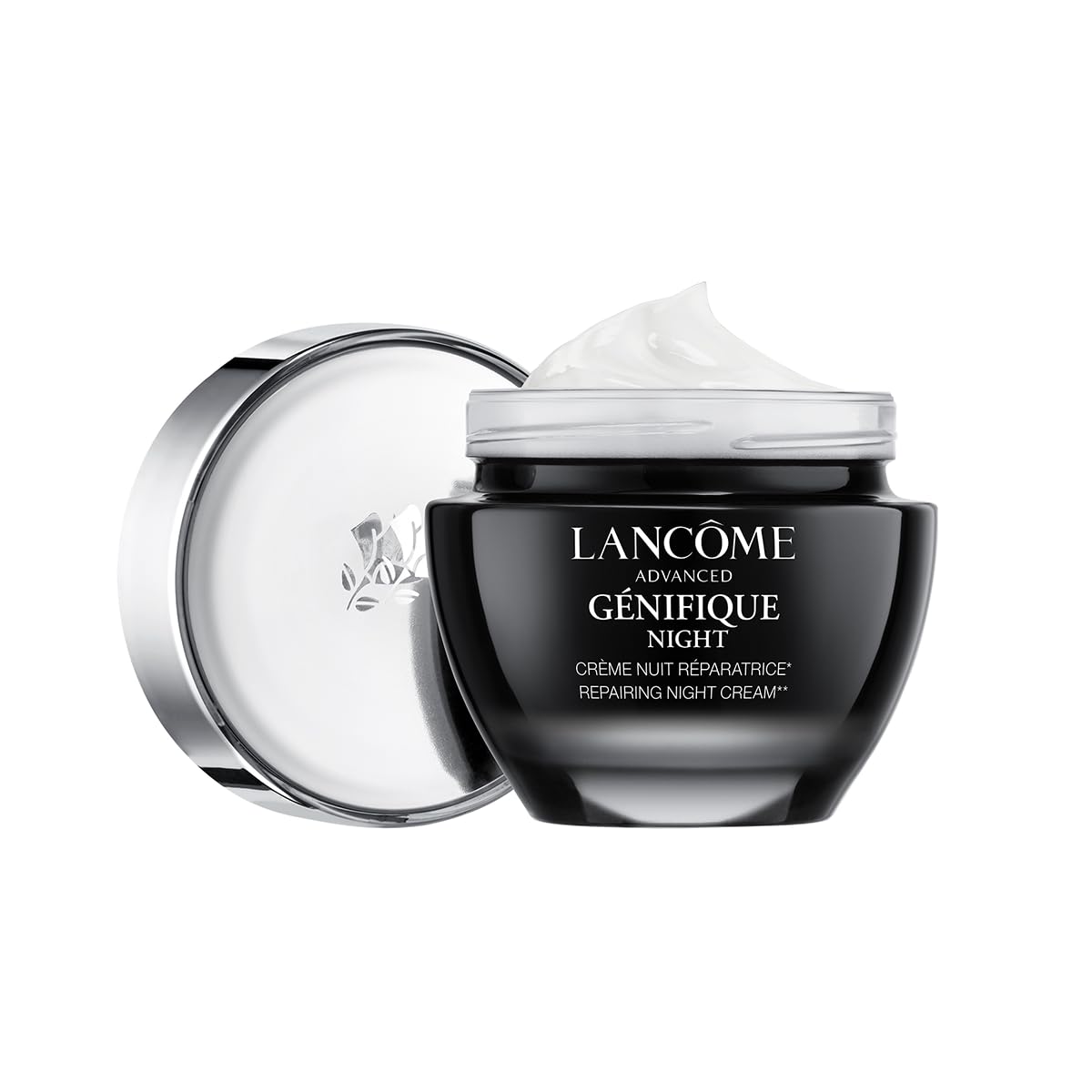 Lancôme Advanced Génifique Night Cream - Repairs Skin Barrier Overnight - With Bifidus Prebiotic, Hyaluronic Acid & Triple Ceramide Complex - 1.7 Fl Oz