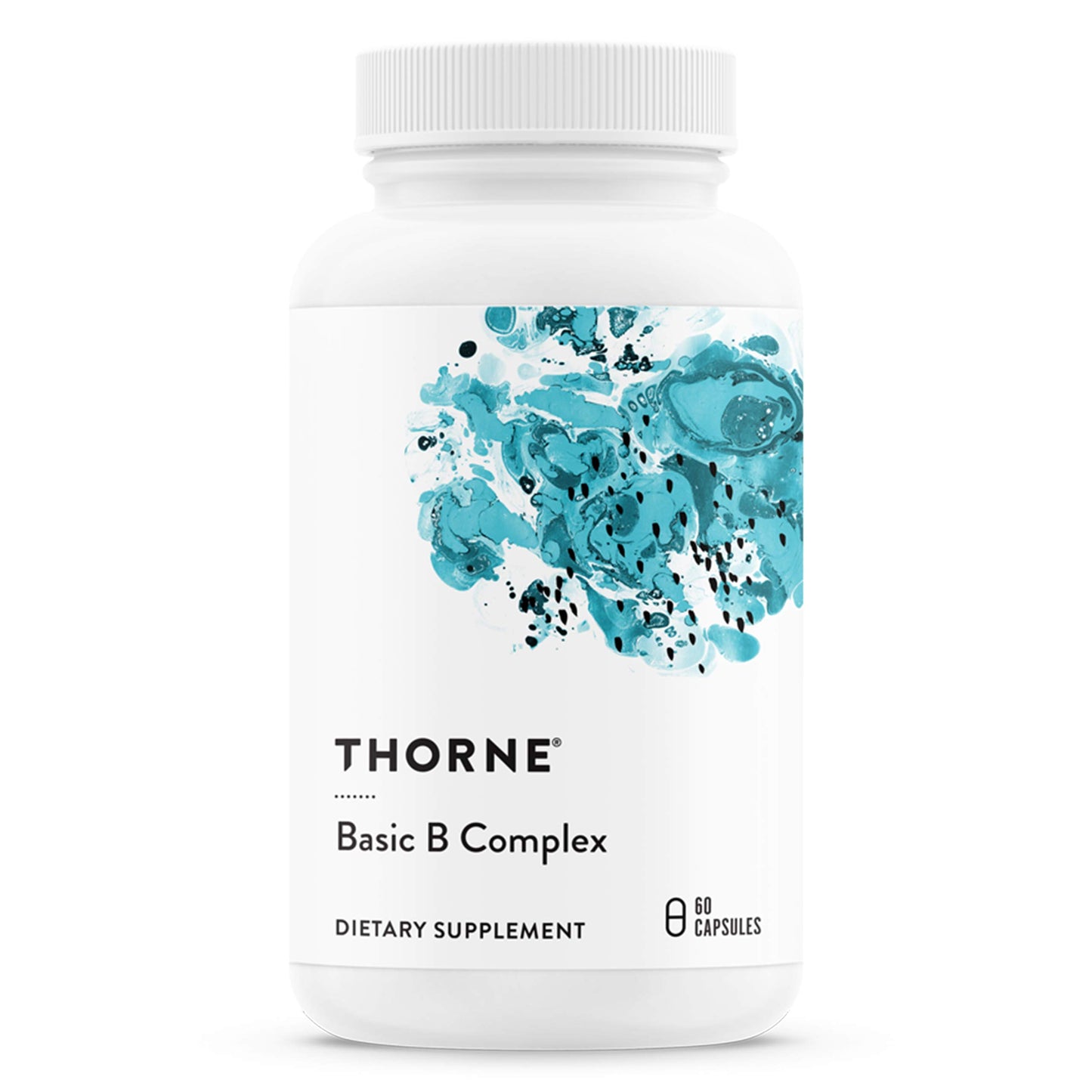 THORNE Basic B Complex (60 Capsules) & Memoractiv (60 Capsules) Bundle - Supports Brain Health, Cellular Energy Production & Focus - Gluten Free, Dairy Free