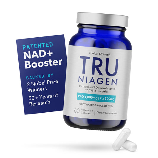 TRU NIAGEN PRO NAD+ Supplement for Anti Aging and Cell Regeneration, 1000 mg Patented Niagen, 30 Servings | Supports Cellular Energy | Nicotinamide Riboside (NR) Daily Supplements for Men and Women