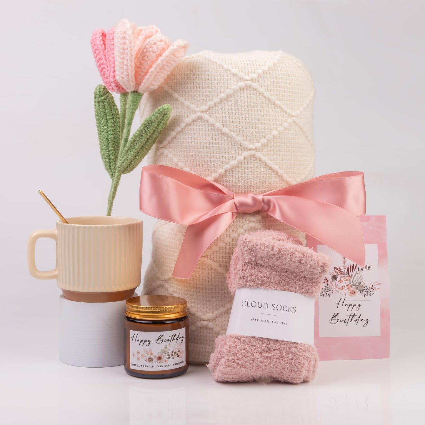 Birthday Gifts for Women, Self Care Gifts Get Well Soon Gifts Package, Relaxing Care Package, Birthday Gift Basket for Women, Happy Birthday Gifts for Her, Mom, Sister, Best Friend, Wife, Girlfriend, Coworker, Birthday Gifts Ideas