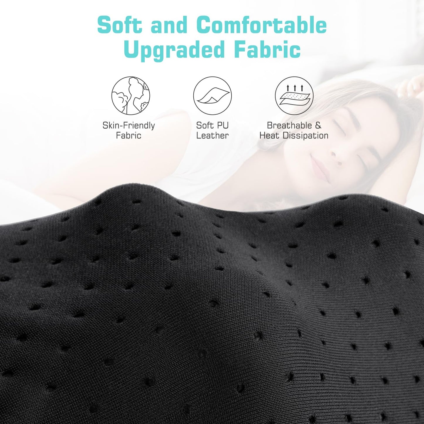 Neck Massager, Shiatsu Back Neck and Shoulder Massager with Heat - Deep Tissue 4D Kneading Massage Pillow for Body Muscle Pain Relief, Use at Home, Office, Car- Best Gifts for Women Men Mom Dad