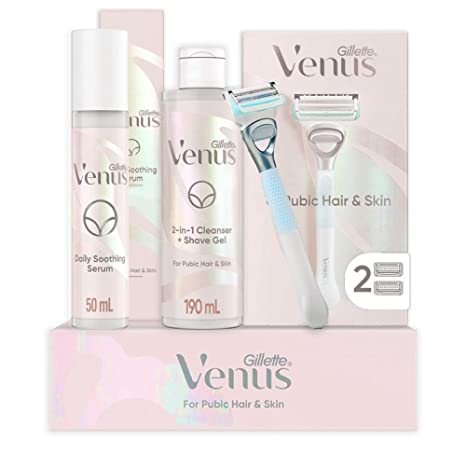 Gillette Venus For Pubic Hair And Skin Womens Shaving Kit