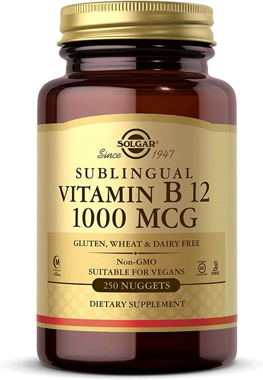 Vitamin B12 1000 mcg, 250 Nuggets