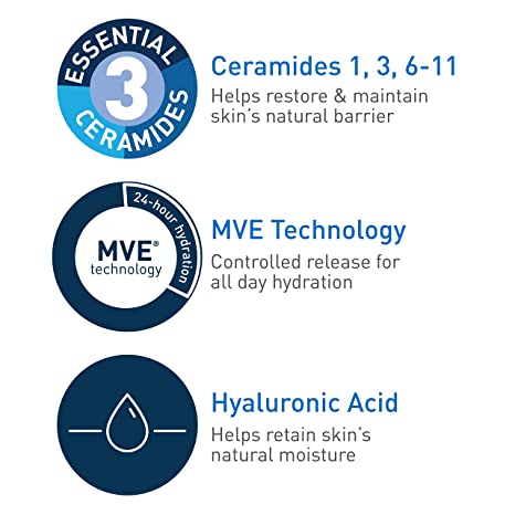 CeraVe Moisturizing Cream | Body and Face Moisturizer for Dry Skin | Body Cream