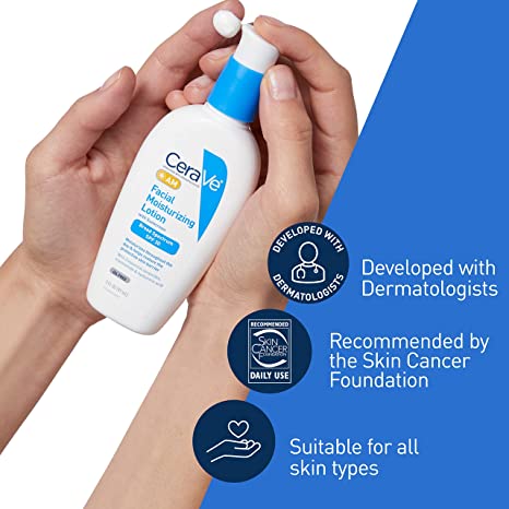 CeraVe SPF 30 Facial Moisturizing Lotion | Oil-Free Face Moisturizer with Sunscreen