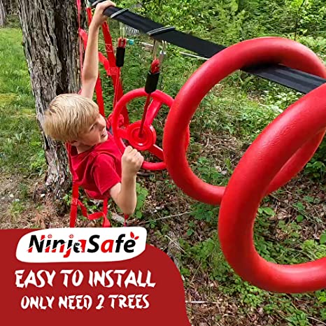 Ninja Obstacle Course for Kids Backyard